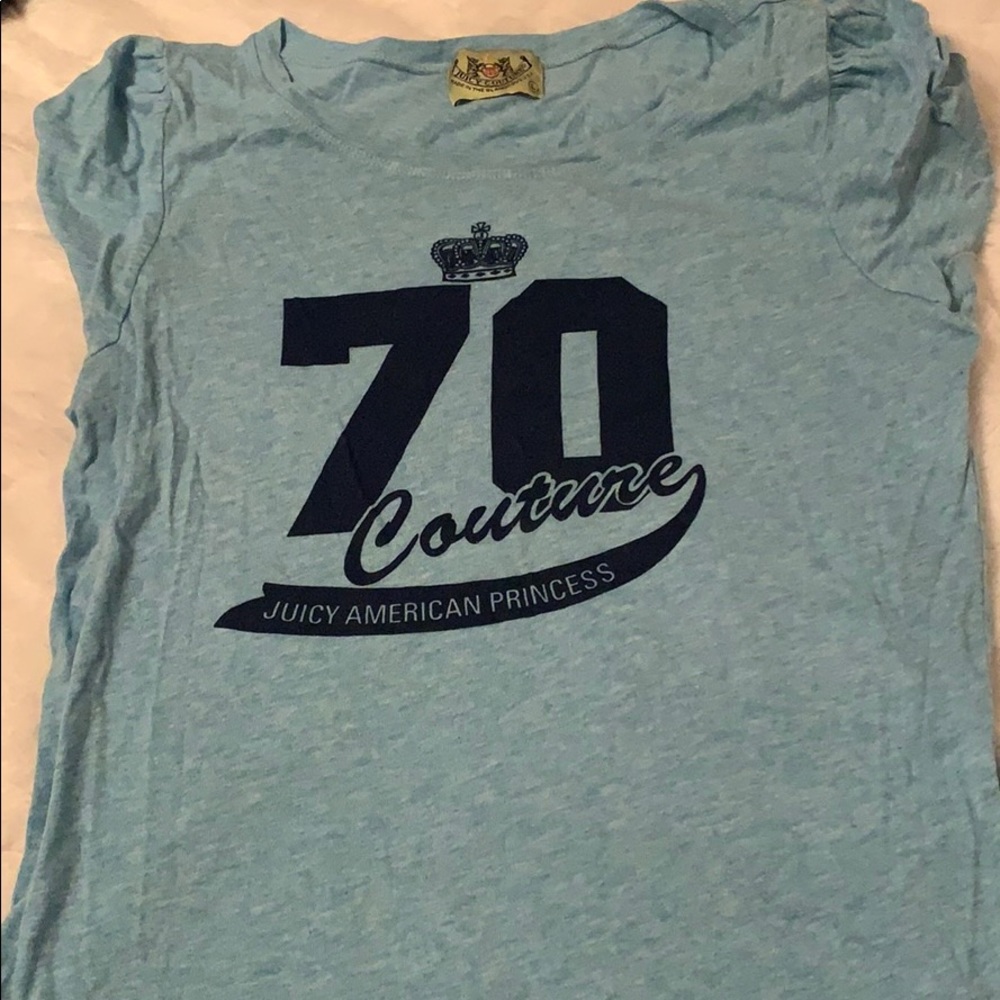 Juicy graphic shirt with ruffled sleeves